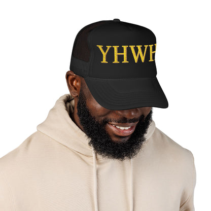 YHWH Embroidered Foam Trucker Hat