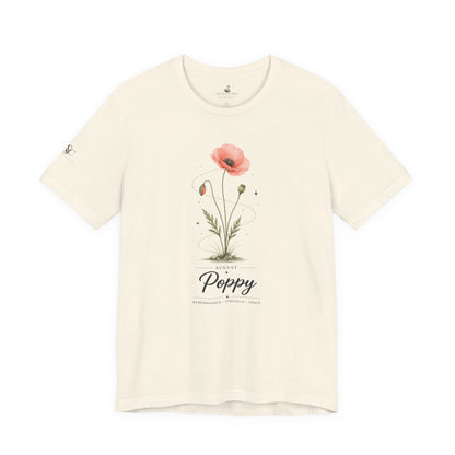August Birth Flower T-Shirt