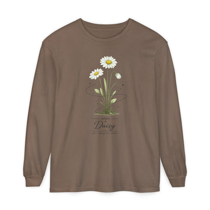 April Birth Flower Long Sleeve T-Shirt