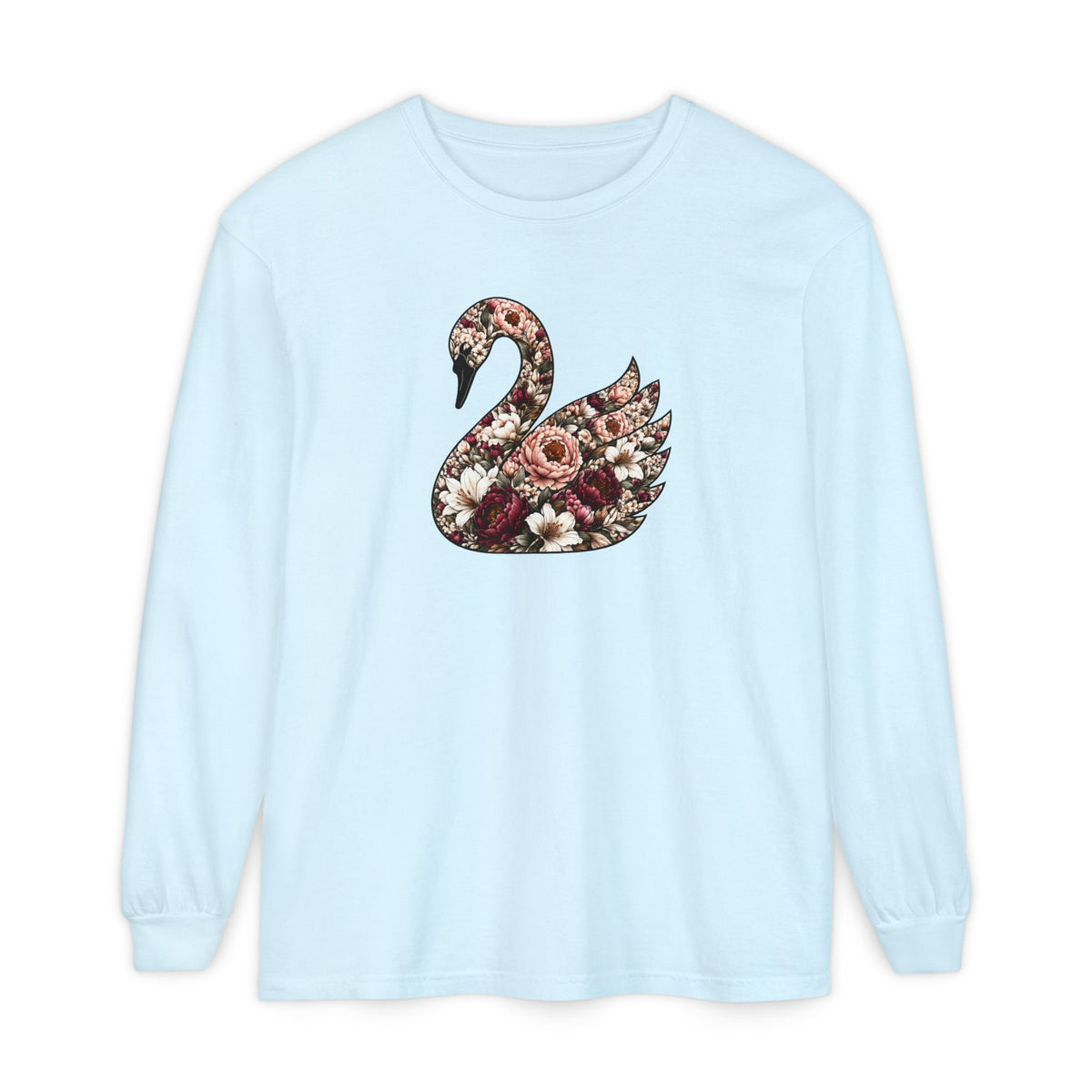 Peony and Plumage Long Sleeve T-Shirt