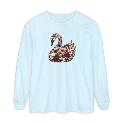 Peony and Plumage Long Sleeve T-Shirt