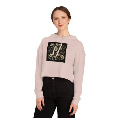 Grace After Dark Cropped Hooded Sweatshirt