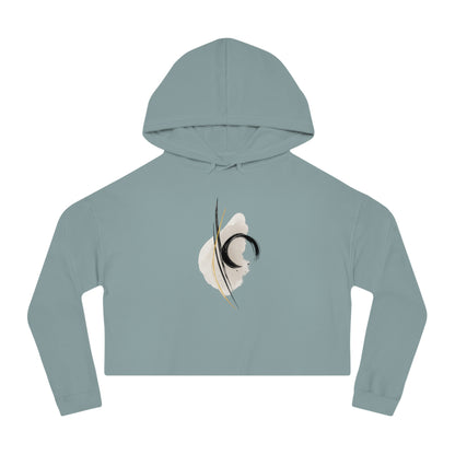 Aligned Cropped Hooded Sweatshirt