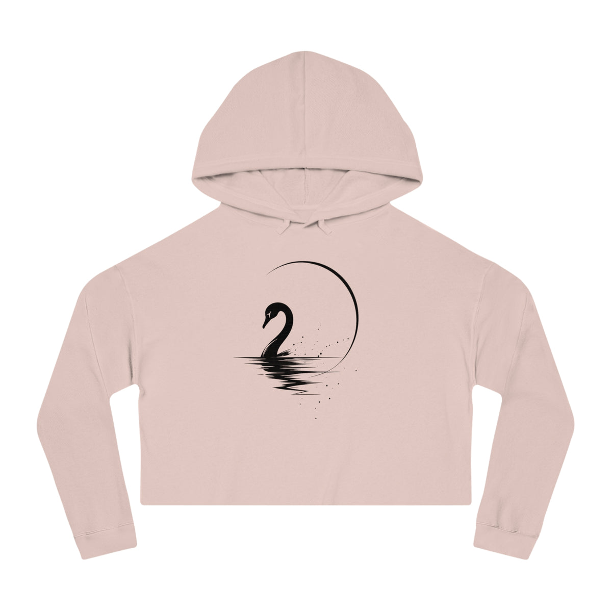 Moonlit Cropped Hooded Sweatshirt