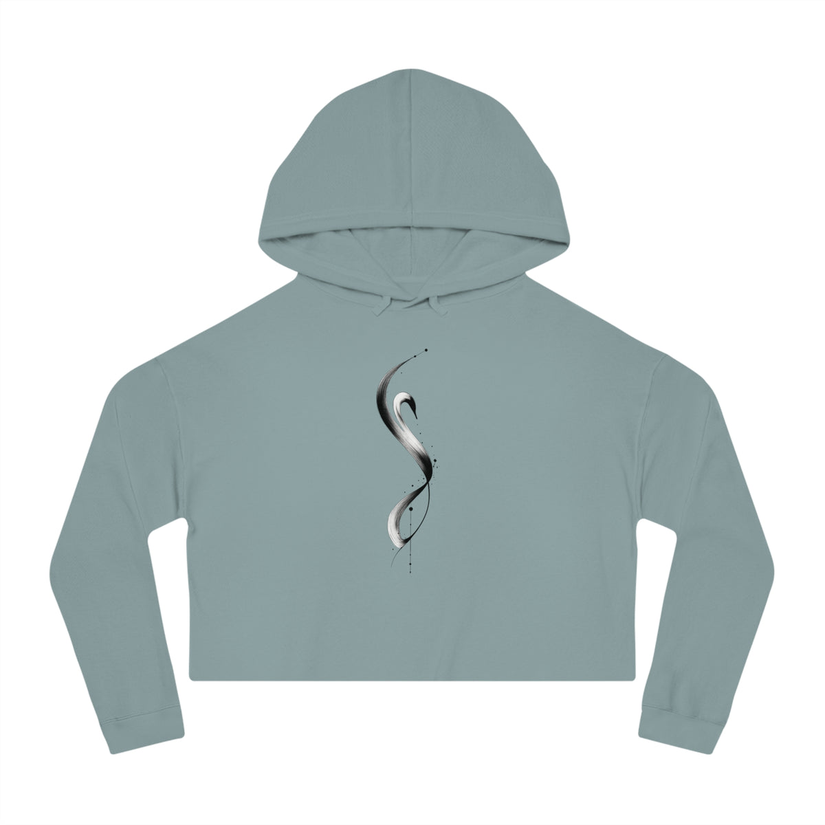 Stillness Cropped Hooded Sweatshirt