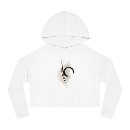 Aligned Cropped Hooded Sweatshirt