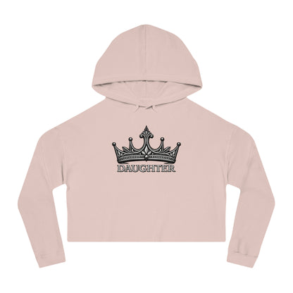 Daughter Crown Cropped Hooded Sweatshirt