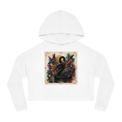 Velvet Flight Cropped Hooded Sweatshirt
