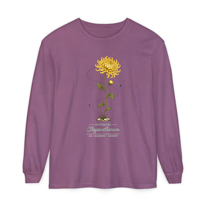 November Birth Flower Long Sleeve T-Shirt
