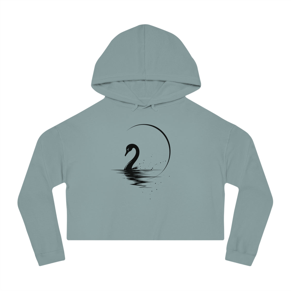 Moonlit Cropped Hooded Sweatshirt