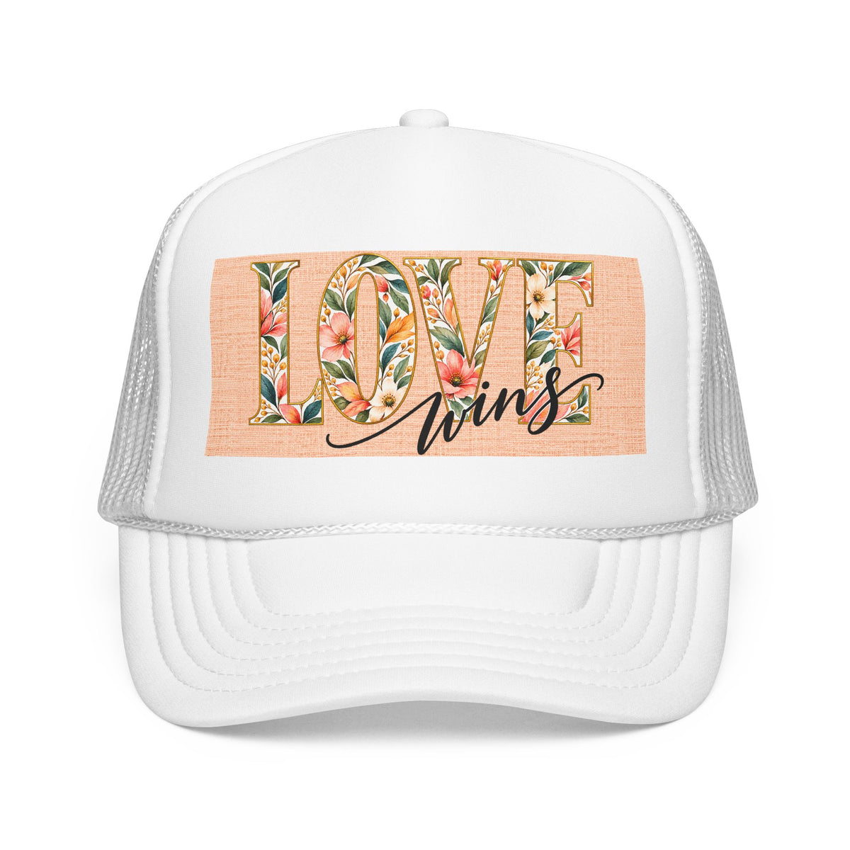 Love Wins Foam Trucker Hat