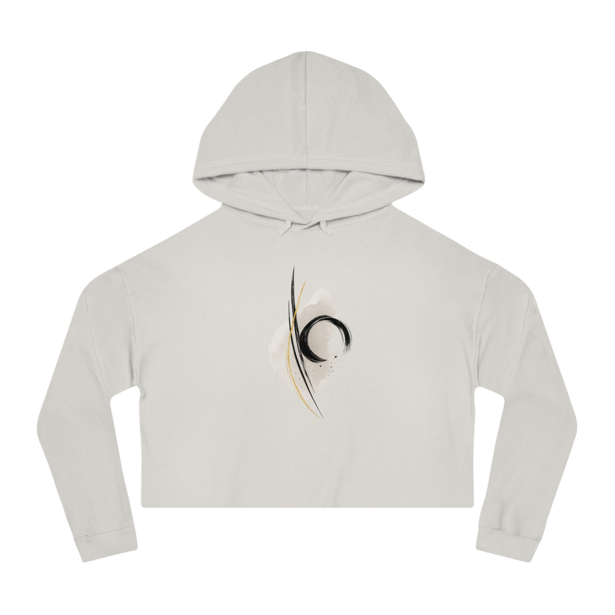 Aligned Cropped Hooded Sweatshirt