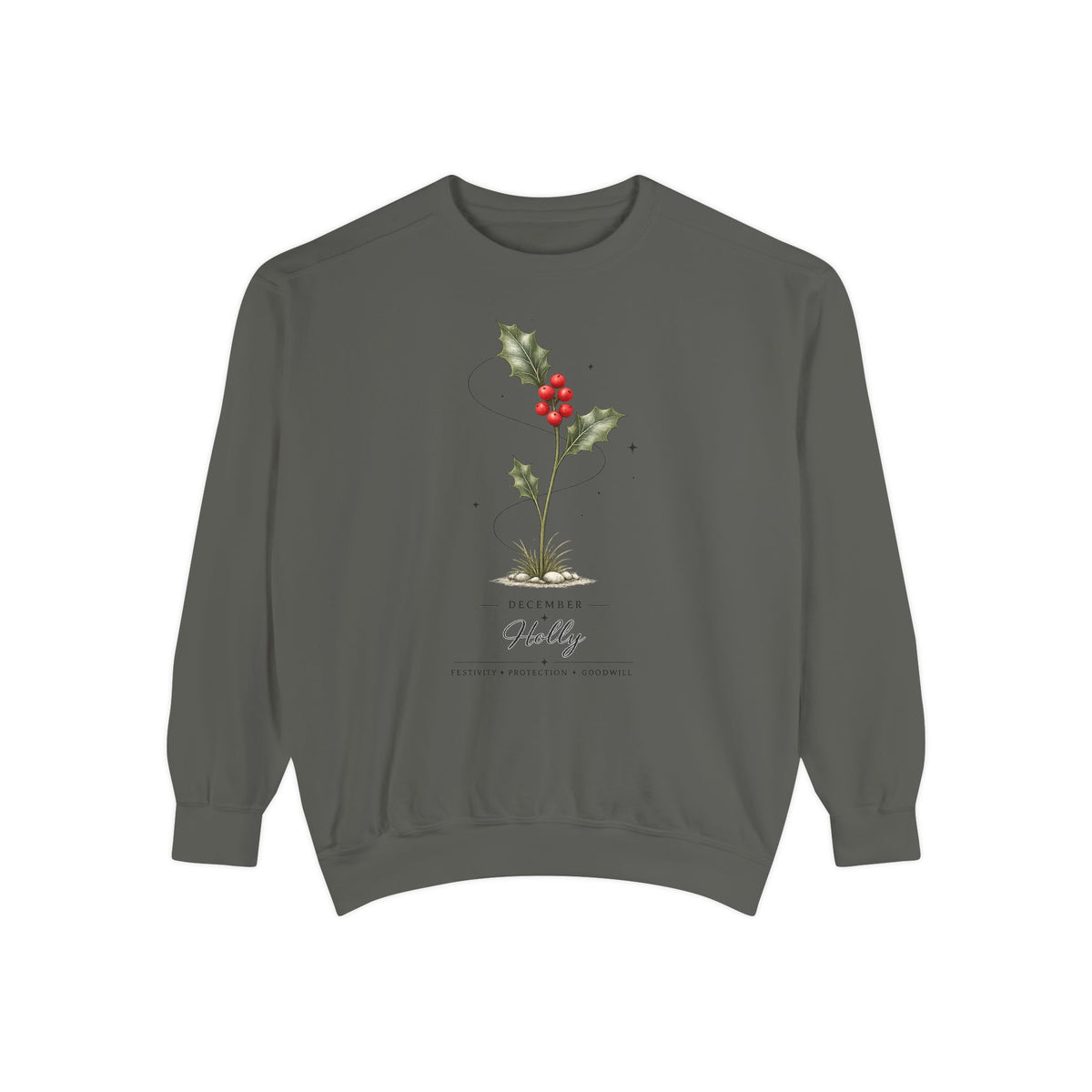 December Birth Flower Sweatshirt