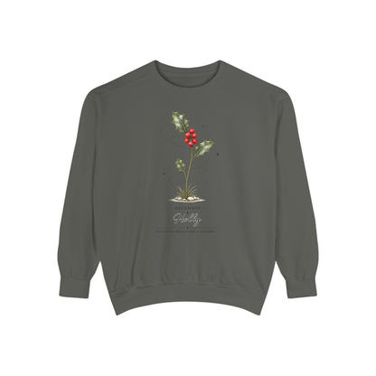 December Birth Flower Sweatshirt
