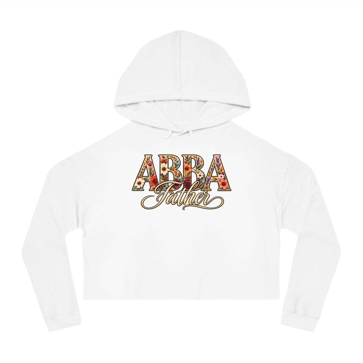 Abba Father Cropped Hooded Sweatshirt