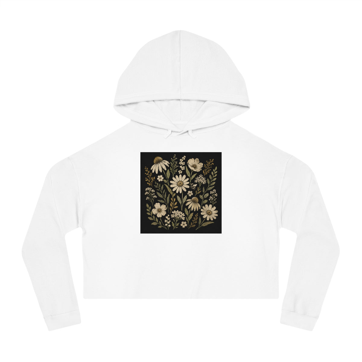 Grace After Dark Cropped Hooded Sweatshirt