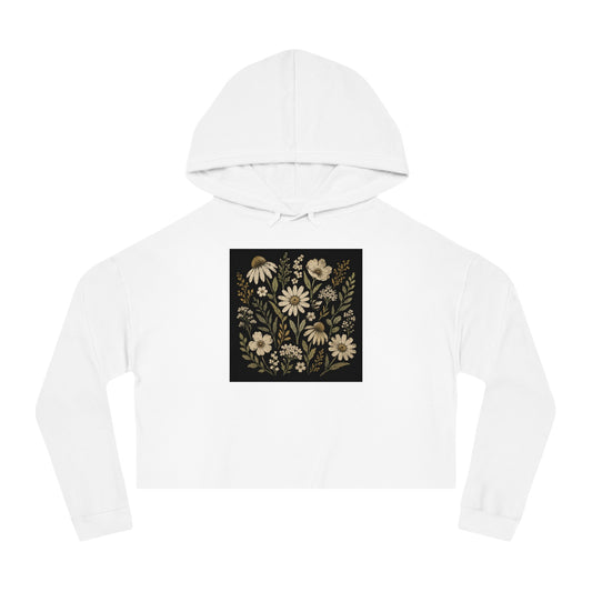 Grace After Dark Cropped Hooded Sweatshirt