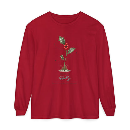December Birth Flower Long Sleeve T-Shirt