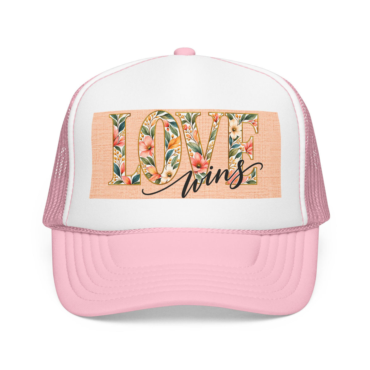 Love Wins Foam Trucker Hat