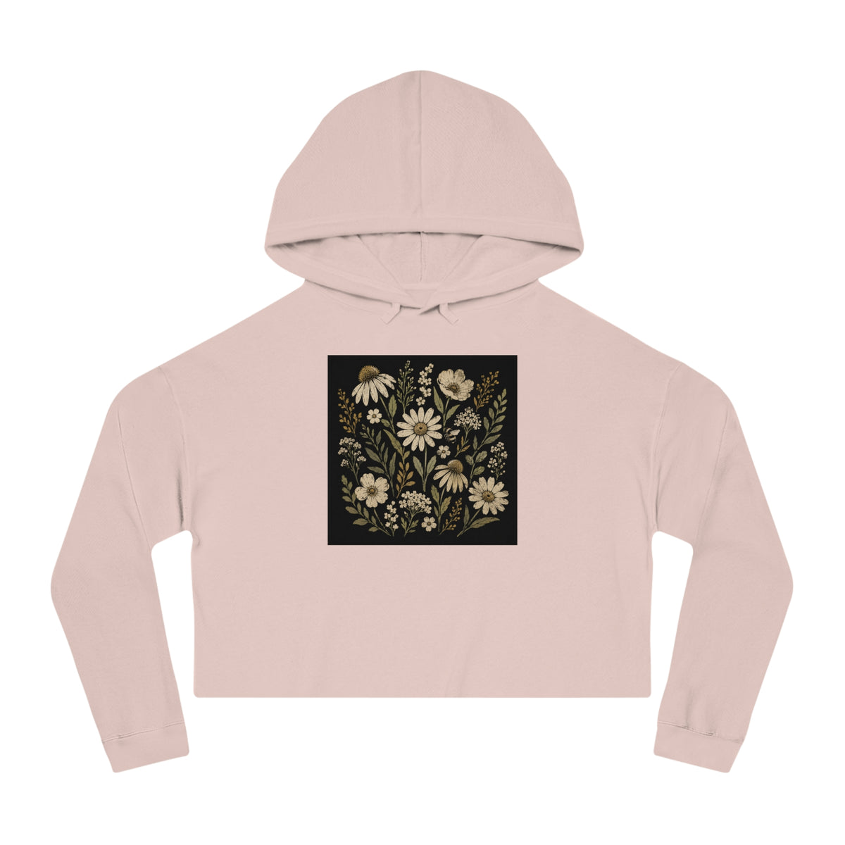 Grace After Dark Cropped Hooded Sweatshirt