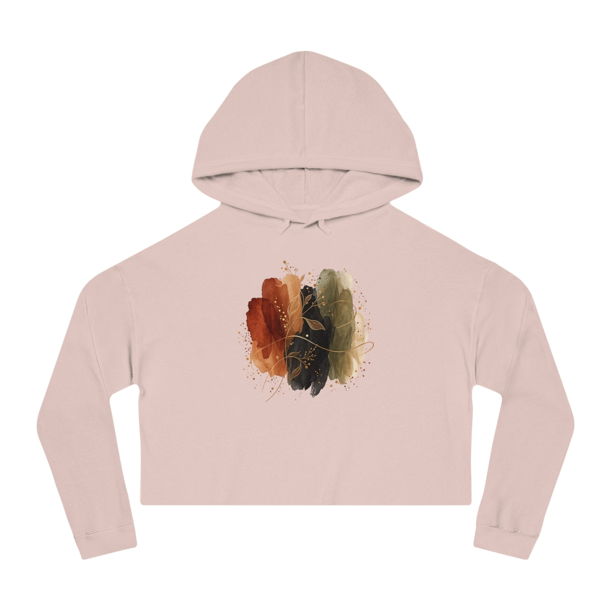 Art of Becoming Cropped Hooded Sweatshirt