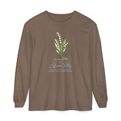 May Birth Flower Long Sleeve T-Shirt