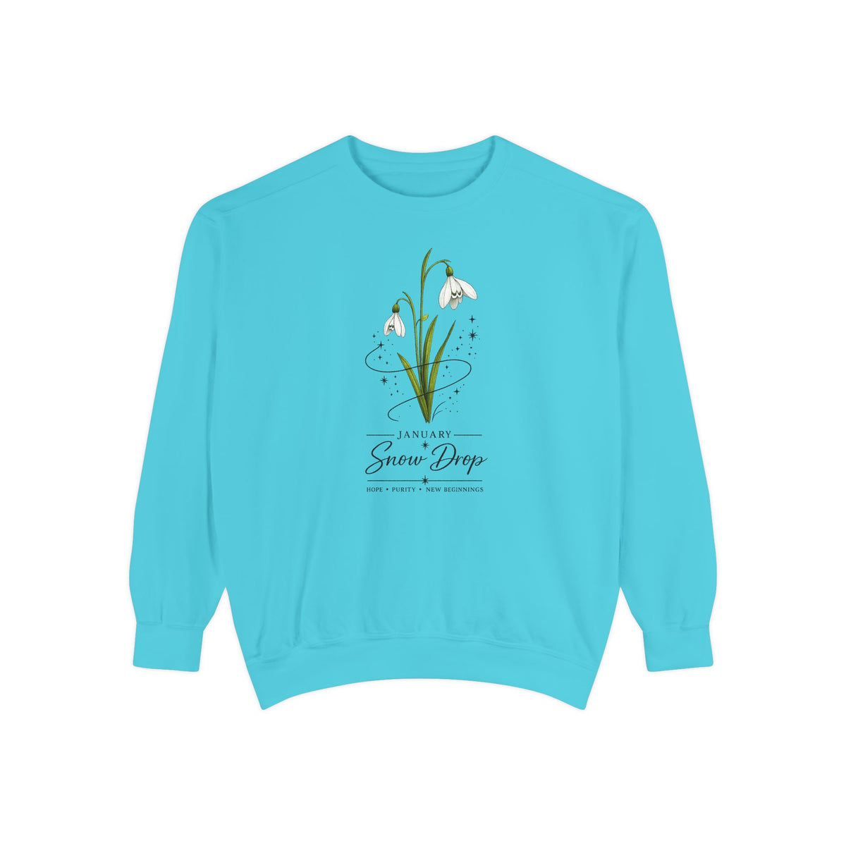 January Birth Flower Sweatshirt