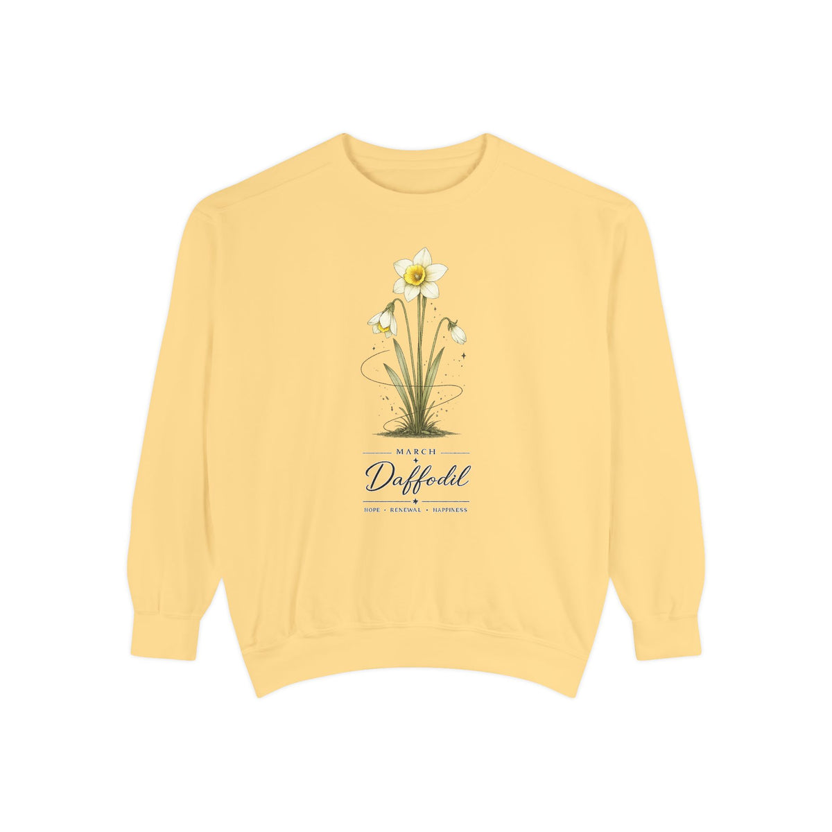 March Birth Flower Sweatshirt