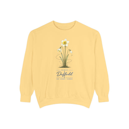 March Birth Flower Sweatshirt