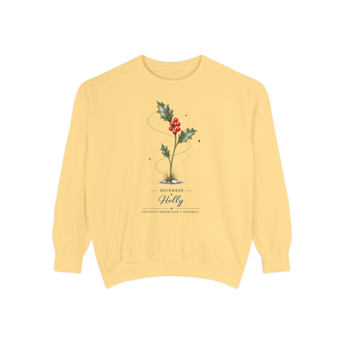 December Birth Flower Sweatshirt