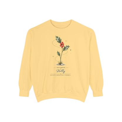 December Birth Flower Sweatshirt