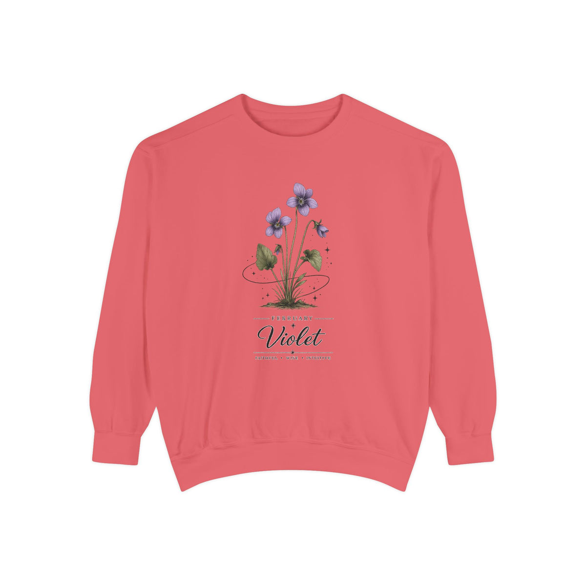 February Birth Flower Sweatshirt
