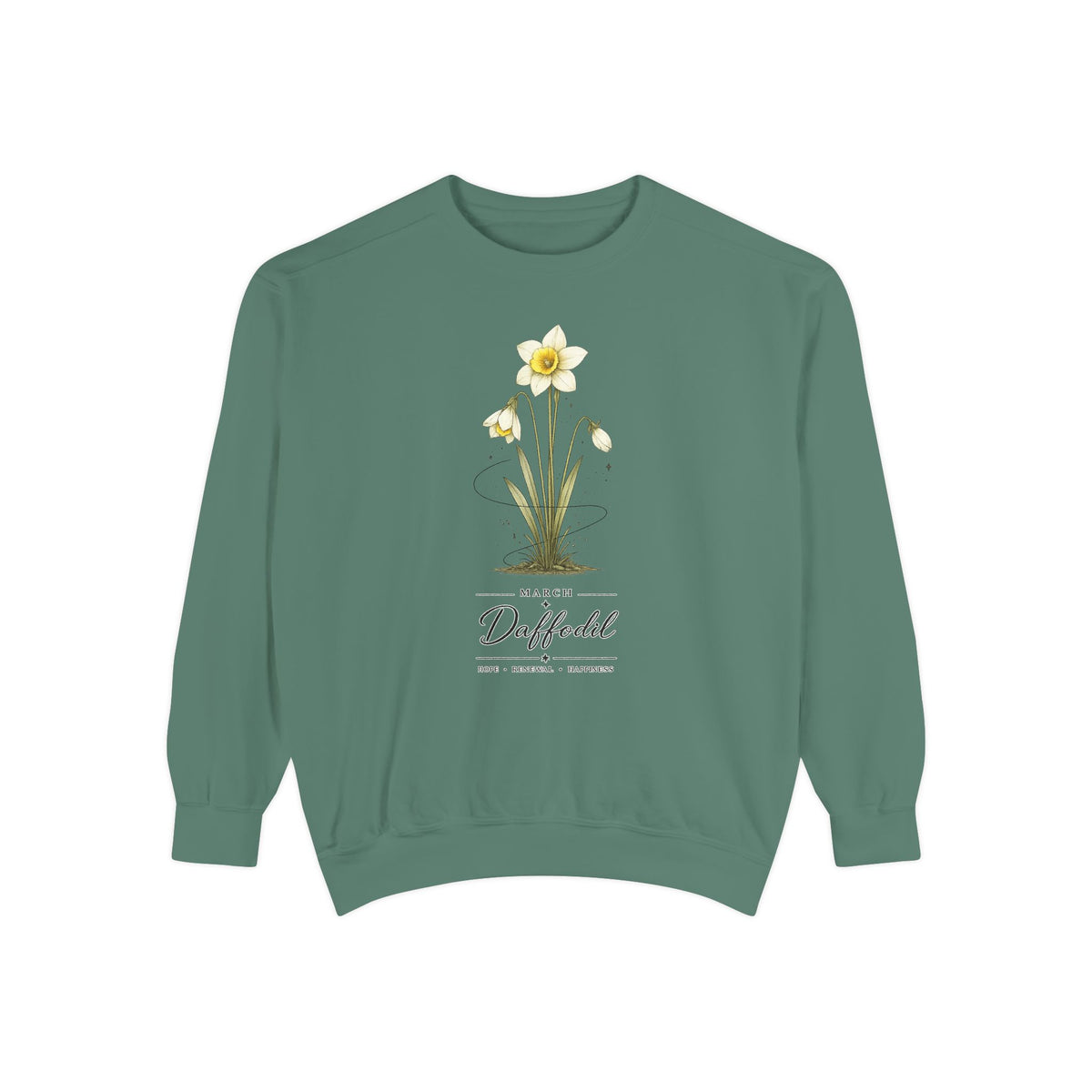 March Birth Flower Sweatshirt