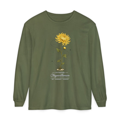 November Birth Flower Long Sleeve T-Shirt