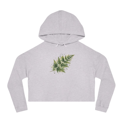 Whispering Fern Cropped Hooded Sweatshirt