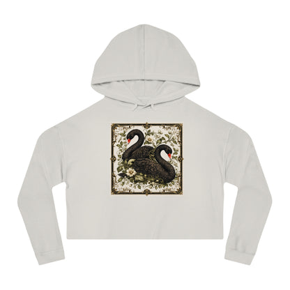Botanical Flight Cropped Hooded Sweatshirt