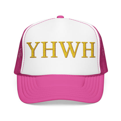 YHWH Embroidered Foam Trucker Hat