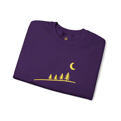Moonlit Slope Embroidered Sweatshirt