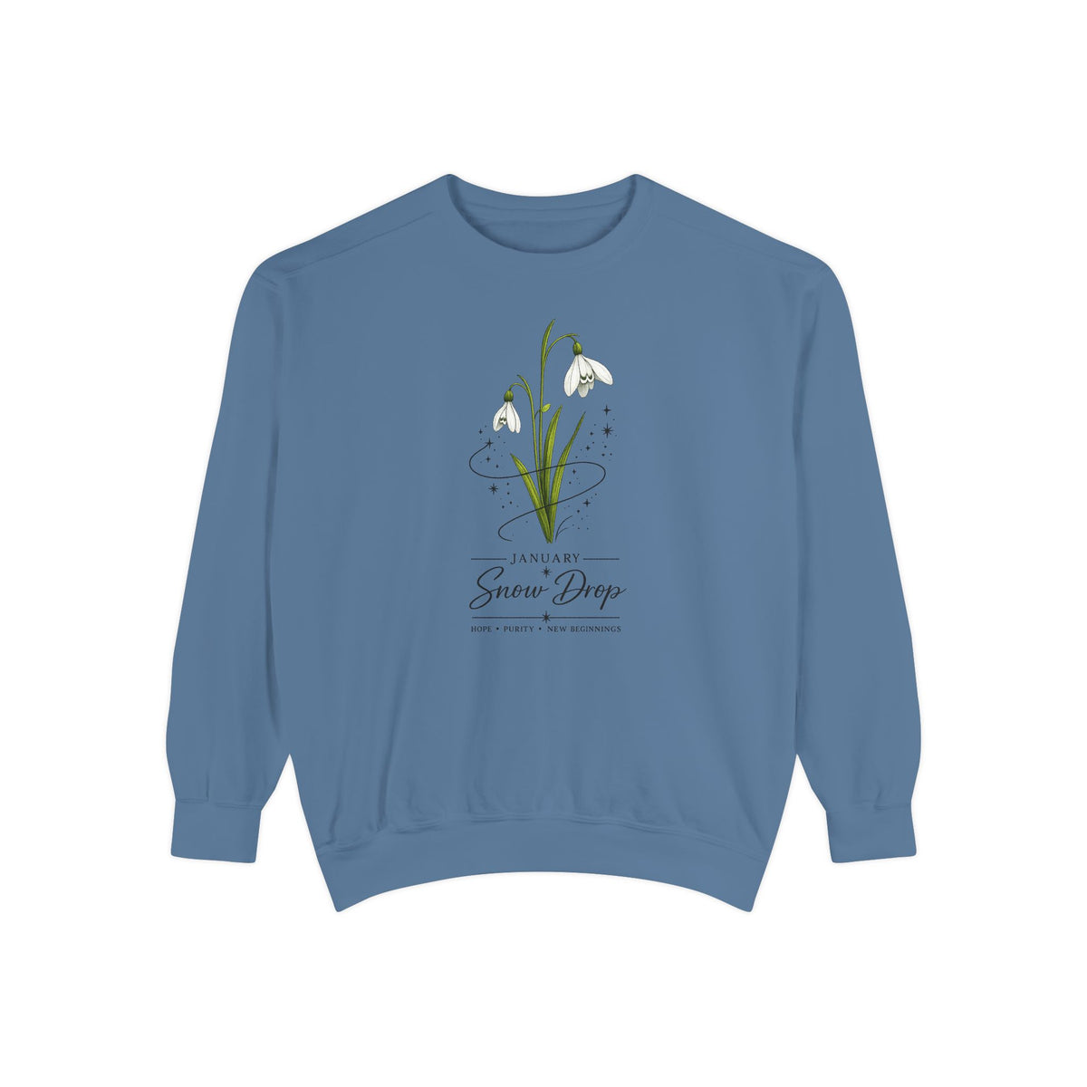 January Birth Flower Sweatshirt