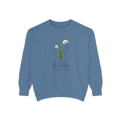 January Birth Flower Sweatshirt