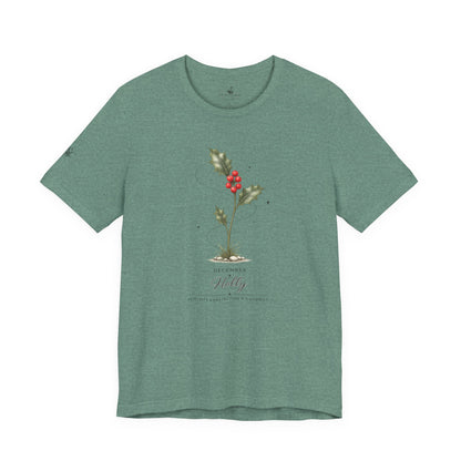 December Birth Flower T-Shirt