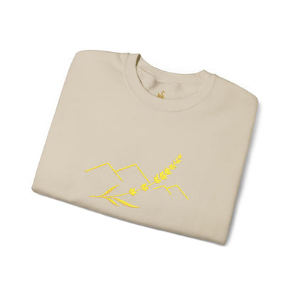 Lavender Ridge Embroidered Sweatshirt