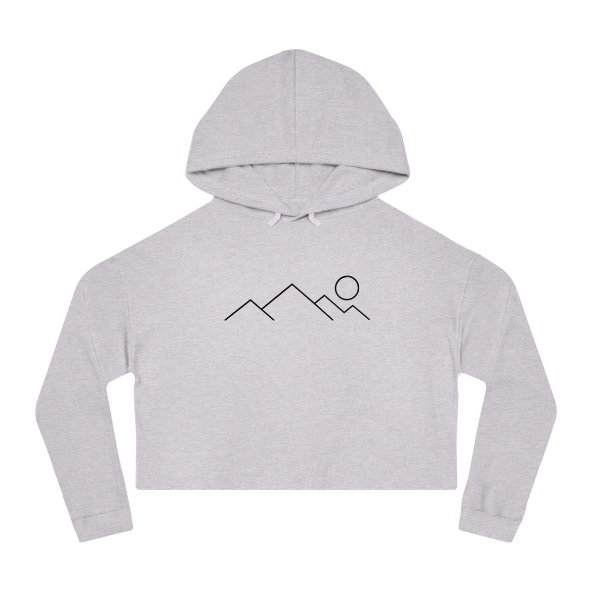 Mountain Majesty Cropped Hooded Sweatshirt
