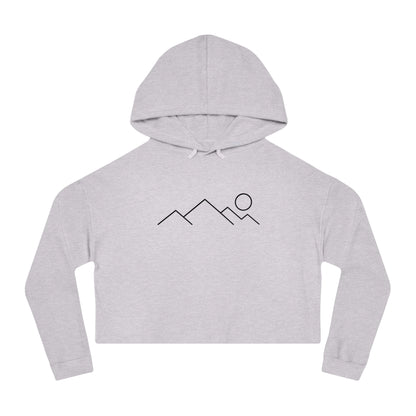 Mountain Majesty Cropped Hooded Sweatshirt
