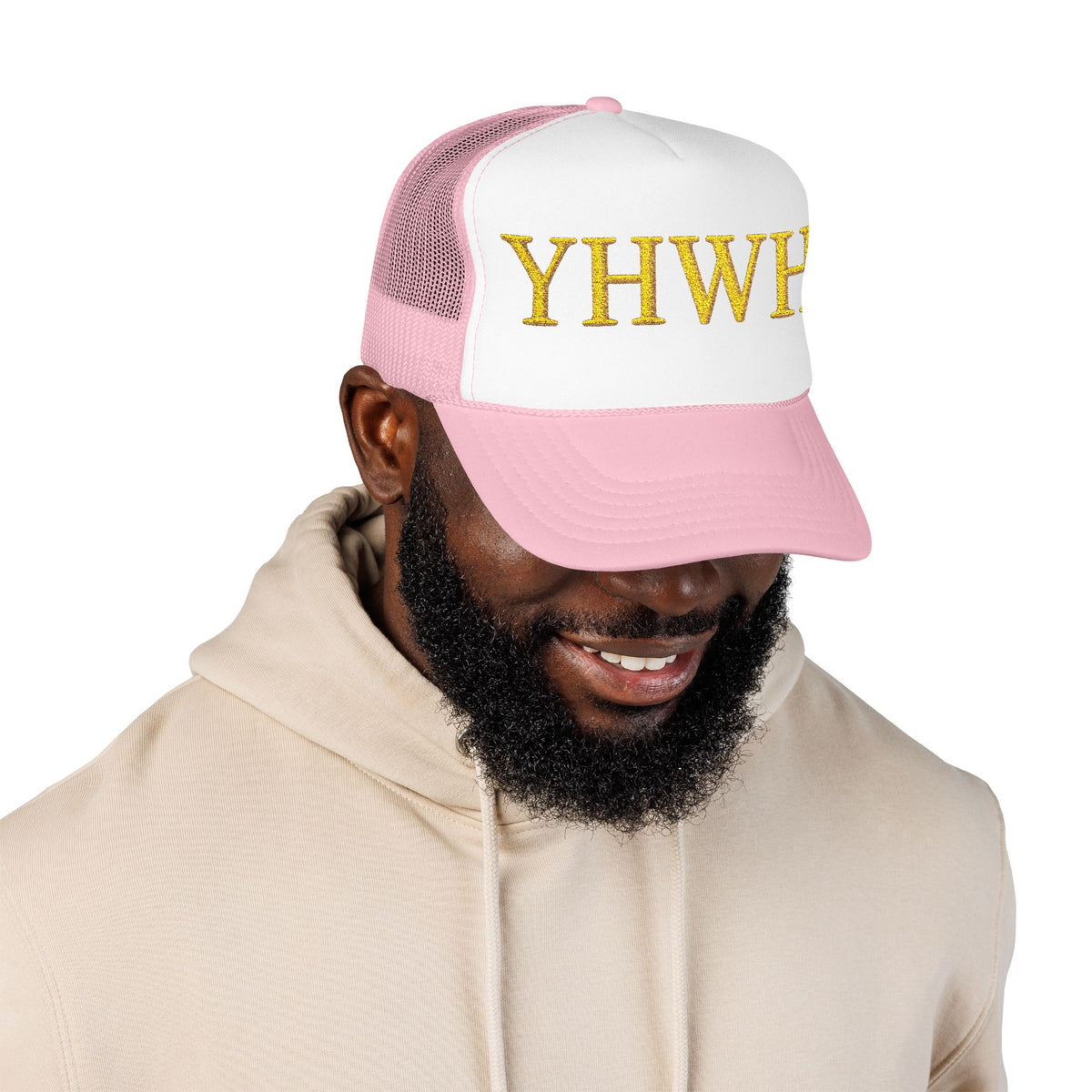 YHWH Embroidered Foam Trucker Hat