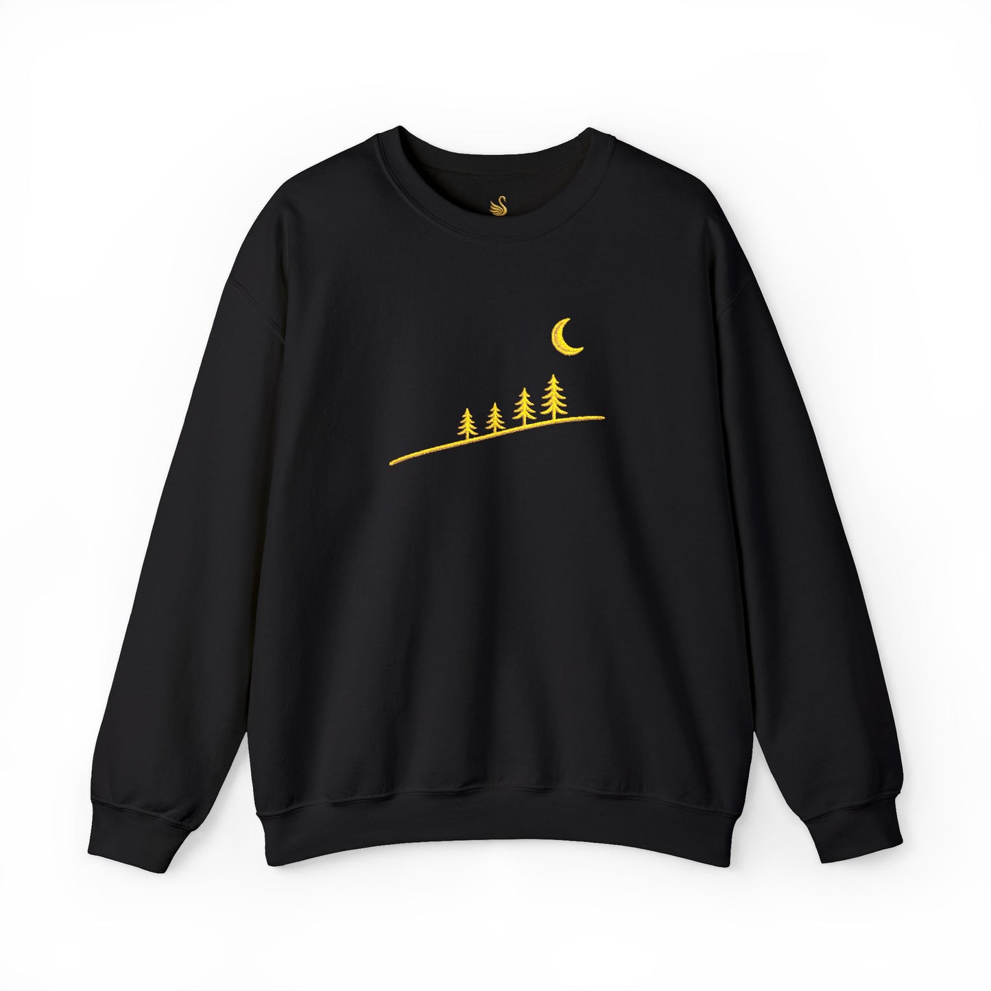 Moonlit Slope Embroidered Sweatshirt