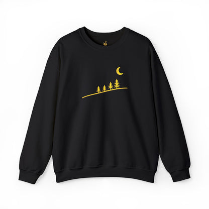 Moonlit Slope Embroidered Sweatshirt