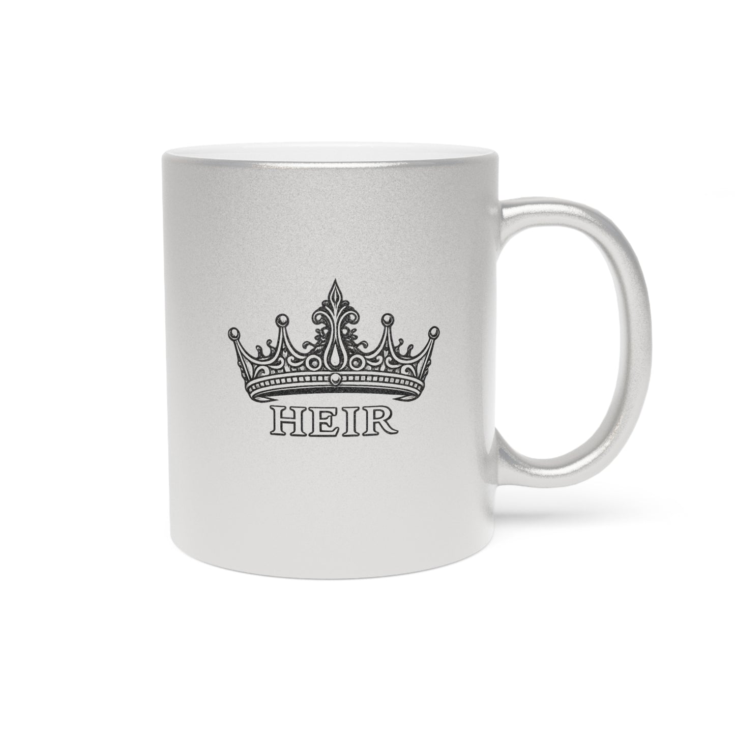 Heir Crown Metallic Mug (Silver\Gold)