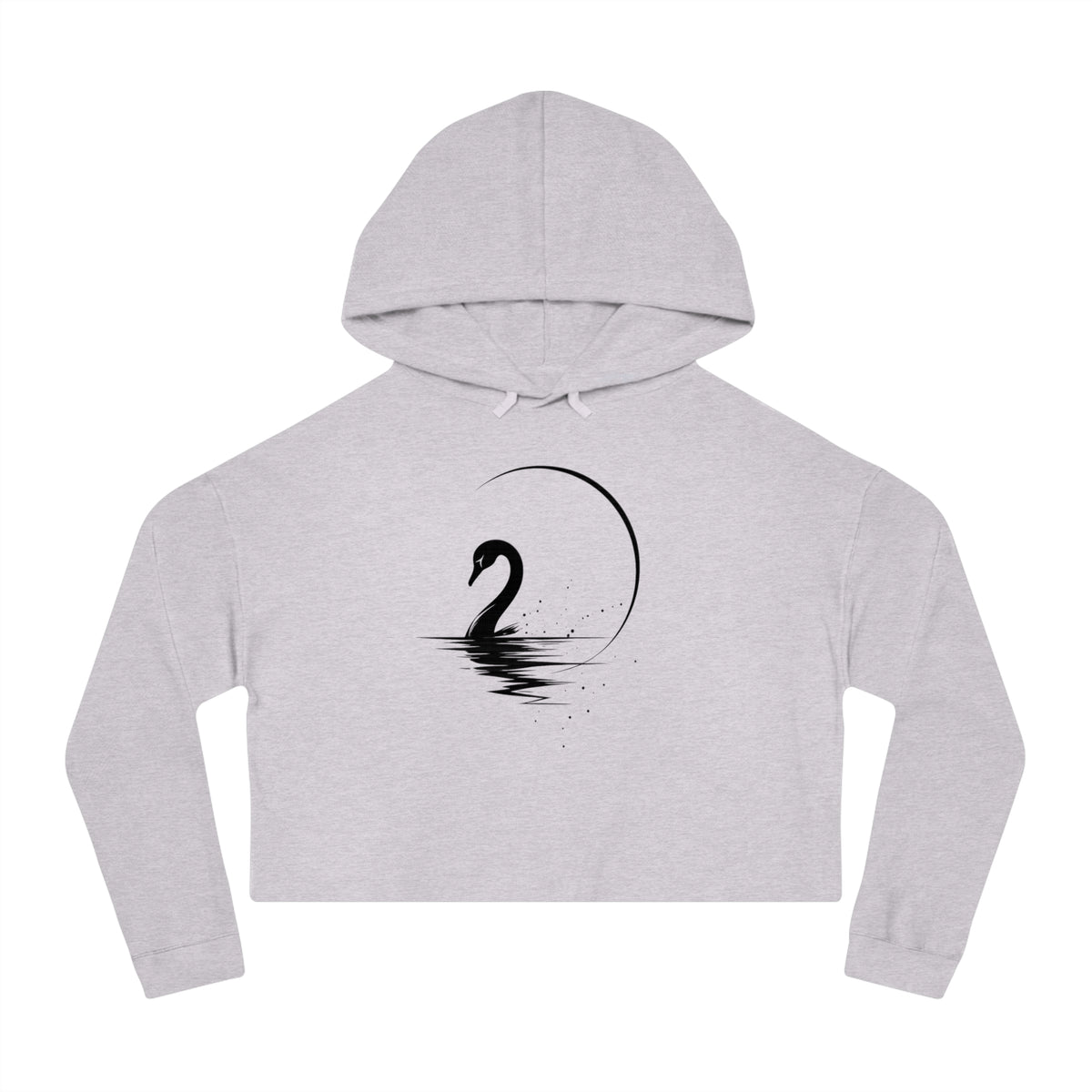 Moonlit Cropped Hooded Sweatshirt