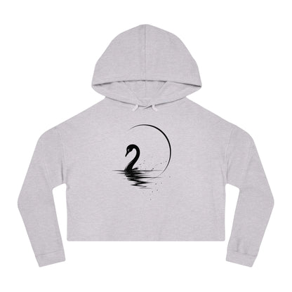 Moonlit Cropped Hooded Sweatshirt